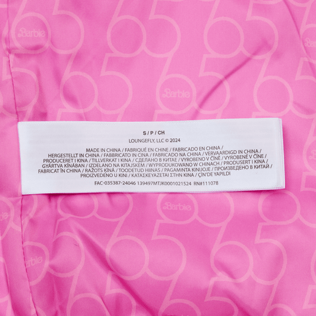 Barbie 65th Anniversary Loungefly Bomber Jacket (Small) - 9