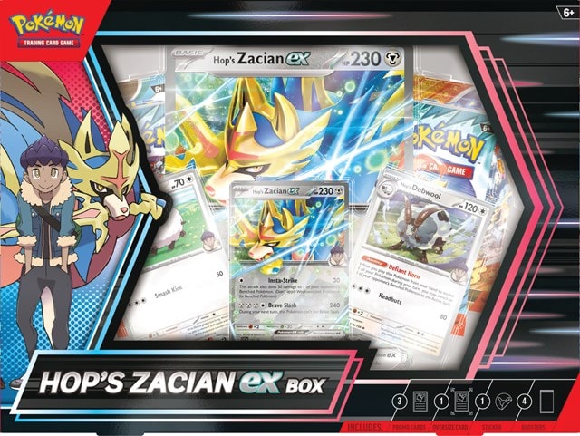 Hop's Zacian Ex Box Pokemon Trading Cards - 1