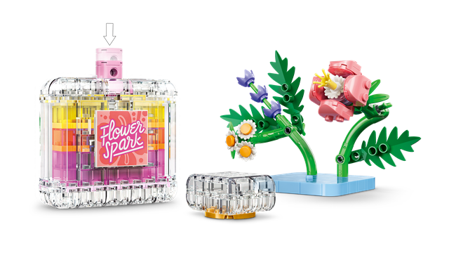 Floral Decor Perfume Bottle LEGO Creator 3-n-1 - 9