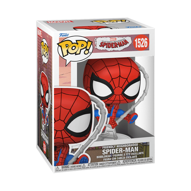 Spider-Man 1526 Friendly Neighborhood Spider-Man Funko Pop Vinyl - 2