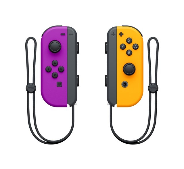 Nintendo Switch Joy-Con Pair (Neon Purple/Neon Orange) | Game 