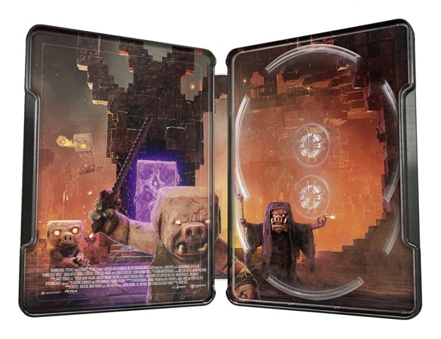 A Minecraft Movie Portal Limited Edition 4K Ultra HD Steelbook - 4