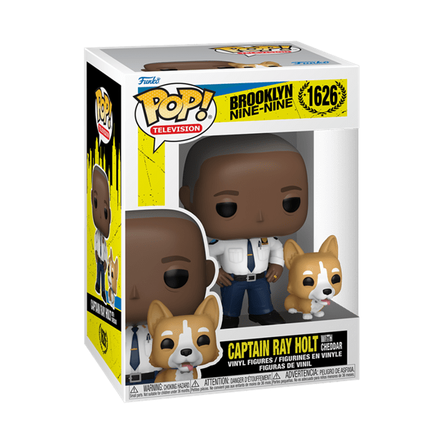 Captain Ray Holt With Cheddar 1626 Brooklyn Nine-Nine Funko Pop Vinyl - 2