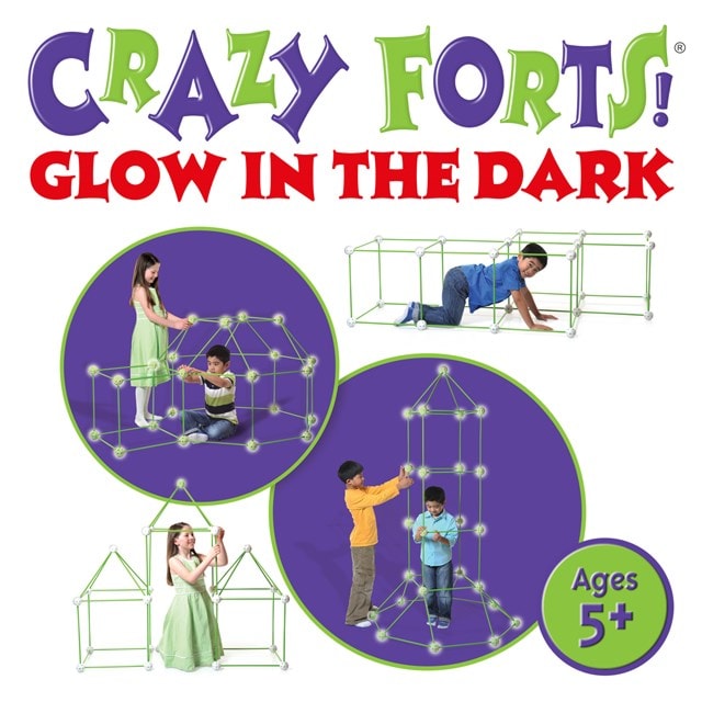 Crazy Forts Play Tent Glow In The Dark Playset - 1