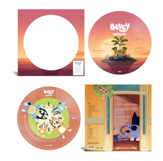 Bluey: Rug Island (hmv Exclusive) Picture Disc - 2