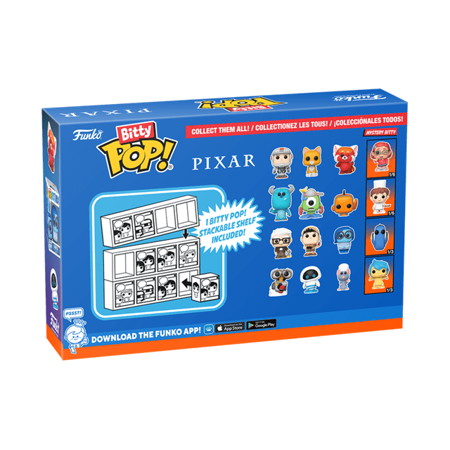 Monsters Inc Pixar Funko Bitty Pop 4 Pack - 3