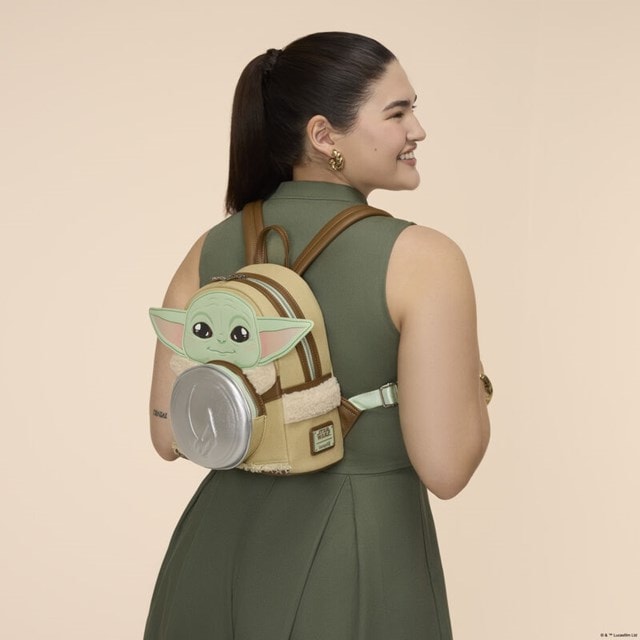 Grogu & Anzellan Star Wars Mandalorian Loungefly Mini Backpack - 6
