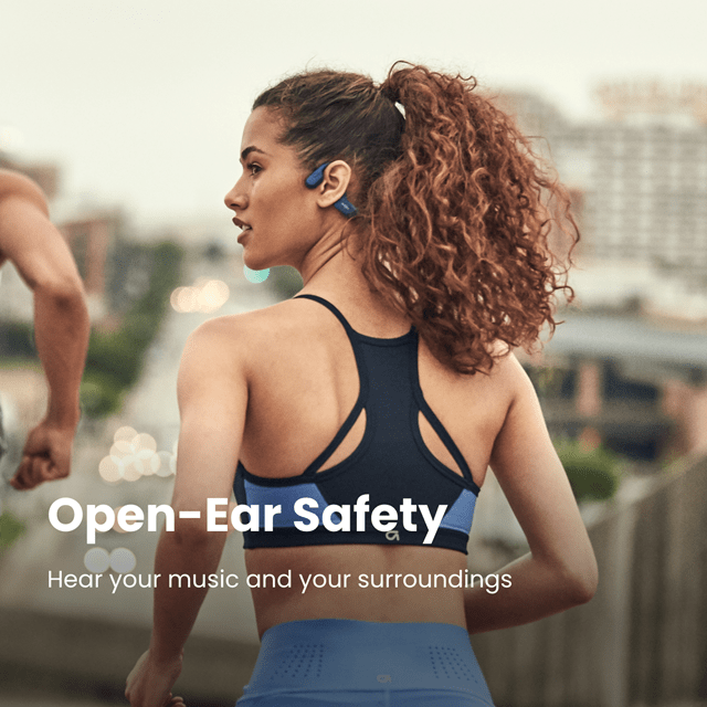 Shokz OpenRun Mini Blue Open Ear Bluetooth Earphones - 5