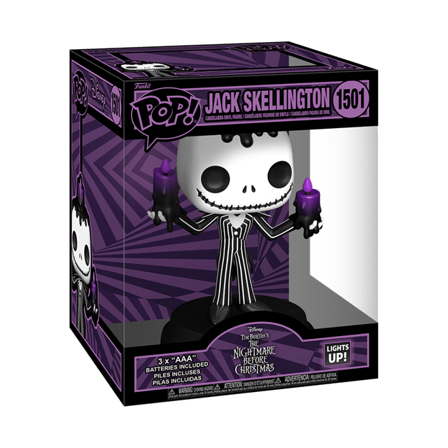 Jack Skellington Lights Up 1501 Nightmare Before Christmas Funko Pop Vinyl Super SFX - 2