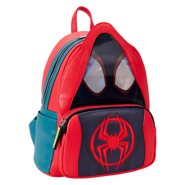 Spider-Verse Miles Morales Hoody Cosplay Mini Backpack Loungefly - 2