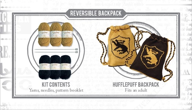 Hufflepuff House Kit Bag: Harry Potter Knit Kit - 2