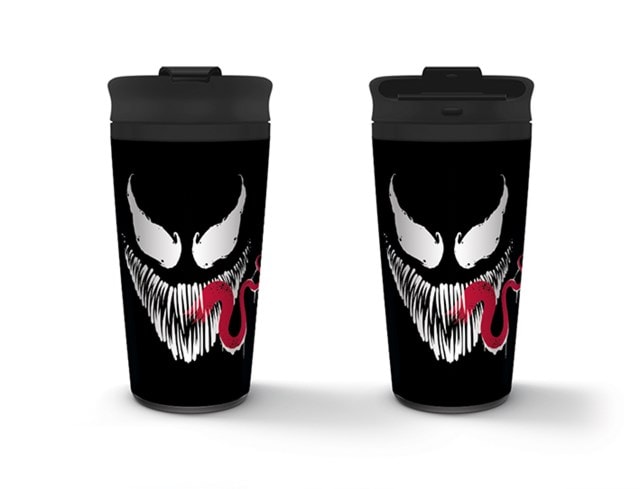 Metal Travel Mug: Venom: Face - 1