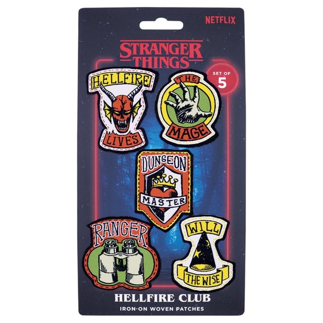 Stranger Things 5 Fabric Patch Set - 7