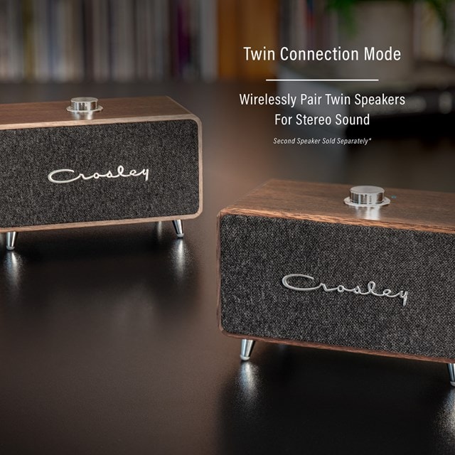 Crosley Stanza Walnut Bluetooth Speaker - 4