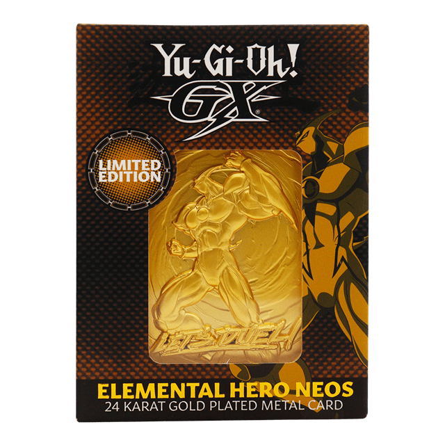 Elemental Hero Neos 24K Gold Plated Yu-Gi-Oh! Ingot - 3