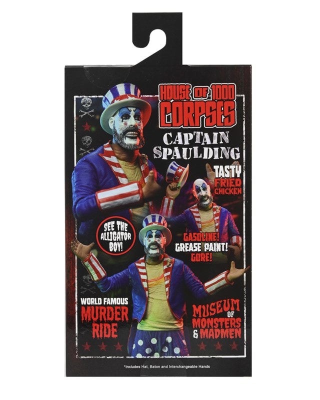 Captain Spaulding Tailcoat 20th Anniversary House Of 1000 Corpses Neca Scale Action Figure - 9