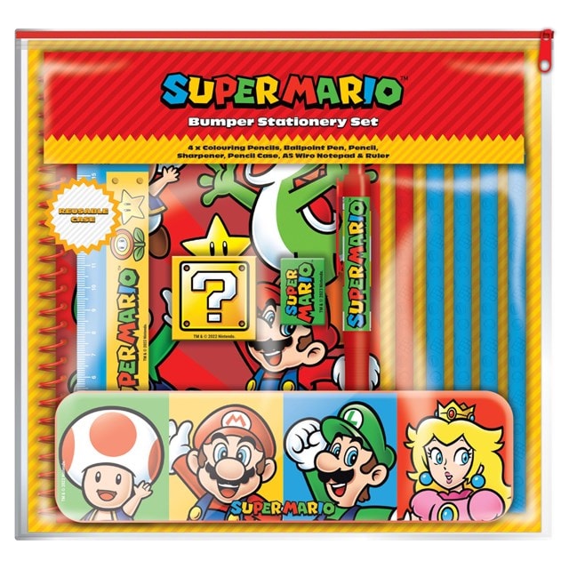 Super Mario Bumper Stationery Set - 1