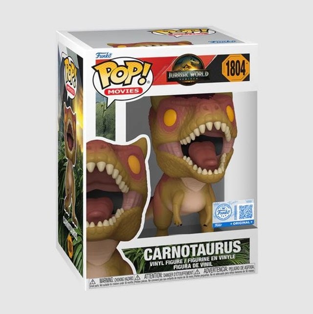 Carnotaurus 1804 Jurassic World Rebirth Limited Edition Funko Pop Vinyl - 2