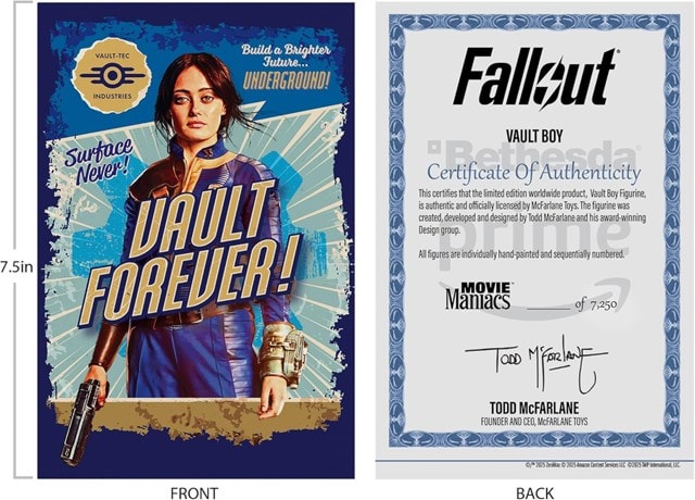 Vault Boy Version 2 Fallout McFarlane Movie Maniacs Figurine - 2