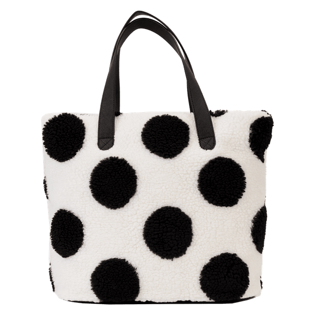 Minnie Rocks The Dots Sherpa Tote Bag Loungefly - 4