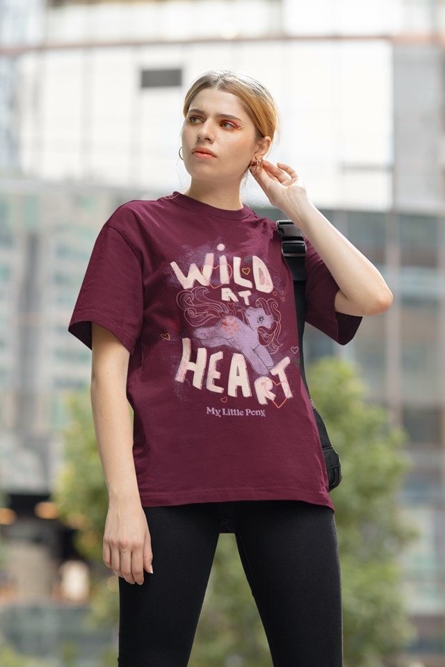 Wild My Little Pony Burgundy Tee (Large) - 2