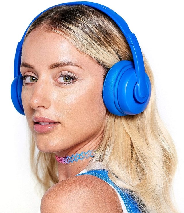 Skullcandy Cassette Cobalt Blue Bluetooth Headphones - 5