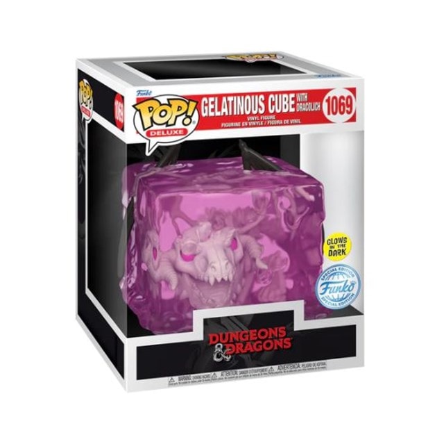 Gelatinous Cube 1069 Dungeons & Dragons Glitter Glow In The Dark hmv Exclusive Funko Pop Vinyl - 3