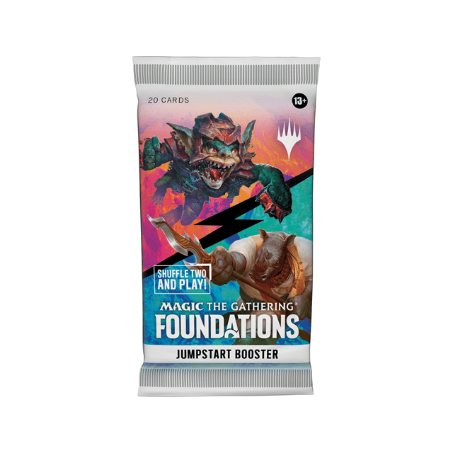 Magic The Gathering Foundations Jumpstart Booster Trading Cards (20 Magic Cards, Including Lands) - 1