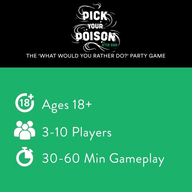 Pick Your Poison After Dark Card Game - 2