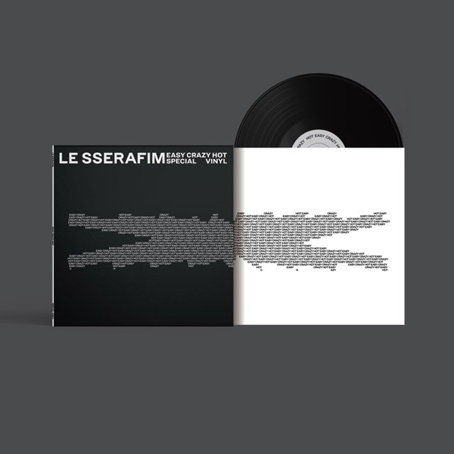 K-POP・アジア EASY-CRAZY-HOT SPECIAL VINYL CARBONBLACK LE SSERAFIM | 'EASY-CRAZY-HOT' SPECIAL VINYL (CARBON BLACK)