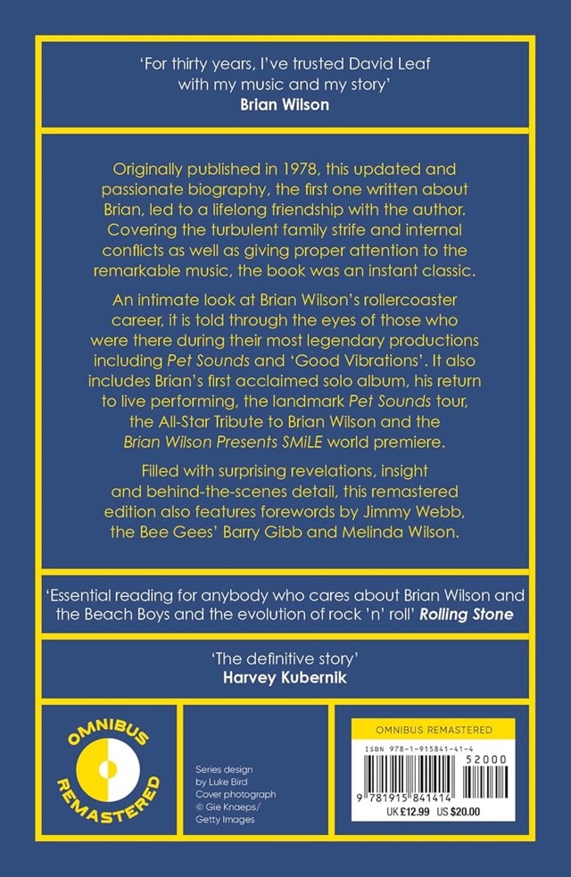 God Only Knows Paperback By Brian Wilson - 2