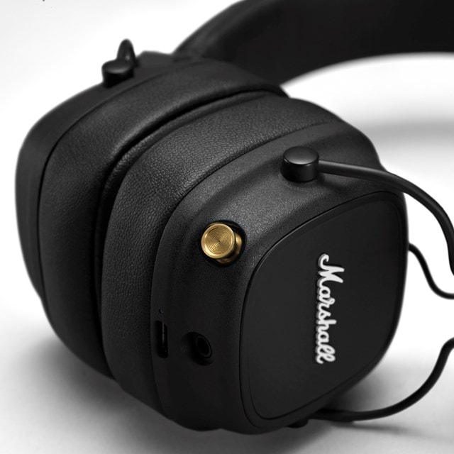 Marshall Major IV Black Bluetooth Headphones - 5