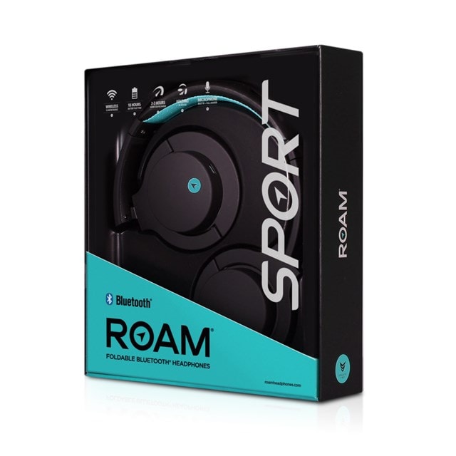 Roam Sports Pro Teal Bluetooth Headphones - 2