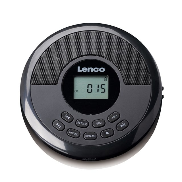 Lenco CD-340BK Black Bluetooth Portable CD Player With Built-in Speaker - 3