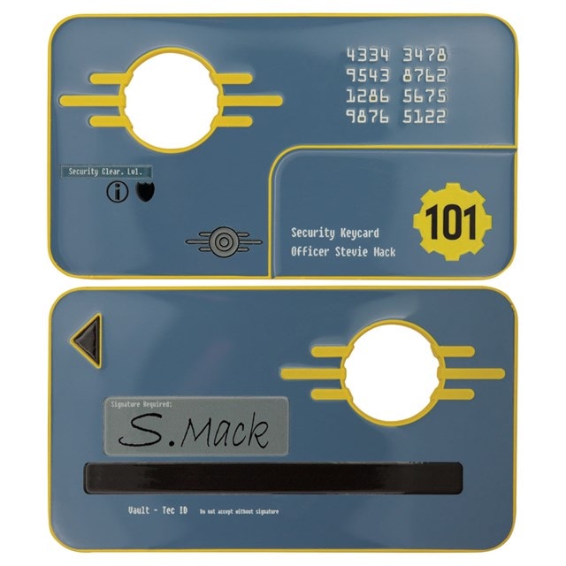 Vault 101 Fallout 3 Replica Security Keycard - 2