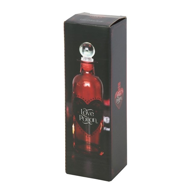 Love Potion Red Decorative Glass Bottle - 3