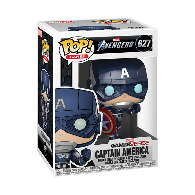 Captain America (627) Avengers Gamerverse Marvel Pop Vinyl - 2