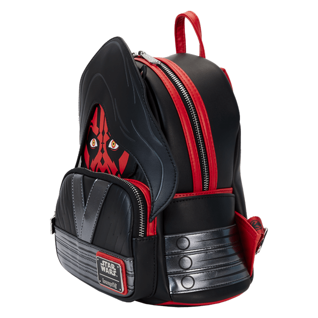 Darth Maul Detachable Hood Cosplay Mini Backpack Star Wars Phantom Menace 25th Loungefly - 2