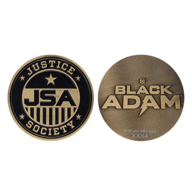 Justice Society Of America Black Adam Limited Edition Collectible Medallion - 3
