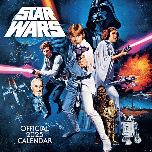 Star Wars Classic Edition 2025 Square Calendar - 1