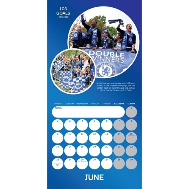 Chelsea FC Legends 2025 Calendar Square - 3