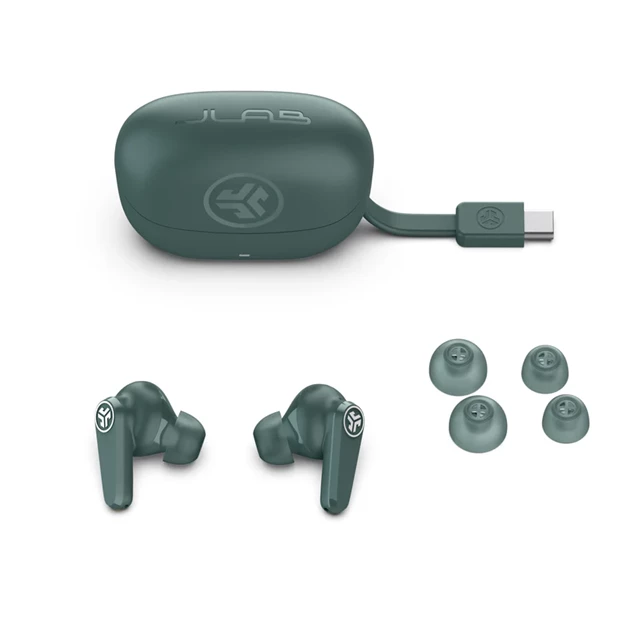 JLab Go Pods ANC Sage Active Noise Cancelling True Wireless Bluetooth Earphones - 8