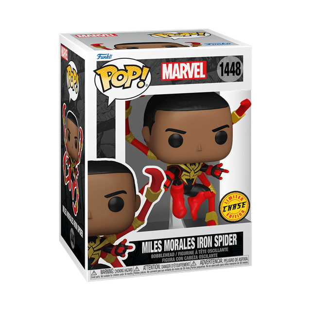 Miles Morales Iron Spider With Chance Of Chase 1448 Spider-Man Marvel Funko Pop Vinyl - 4