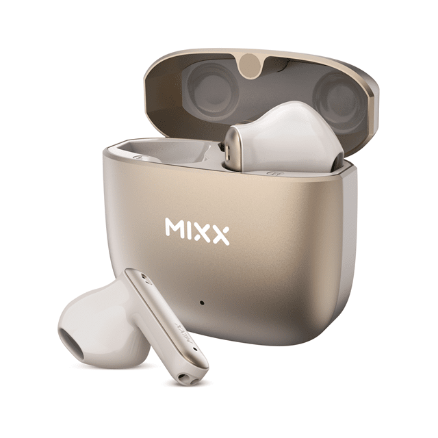 Mixx Audio Streambuds Custom 3 Champagne Gold True Wireless Bluetooth Earphones W/Clear Voice - 1