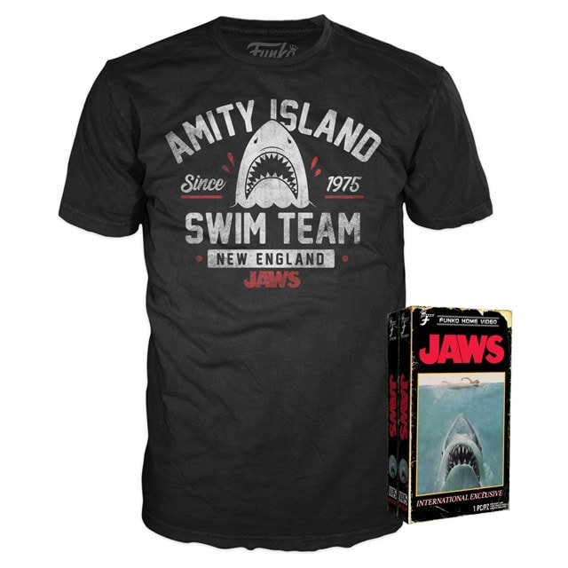 Jaws VHS Funko Boxed Tee (Small) - 1