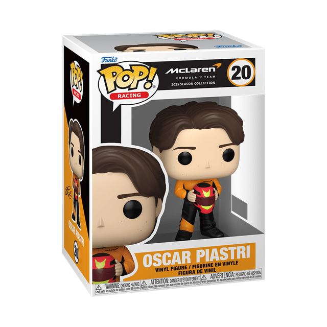 Oscar Piastri 20 McLaren Formula 1 Team Funko Pop Vinyl - 2