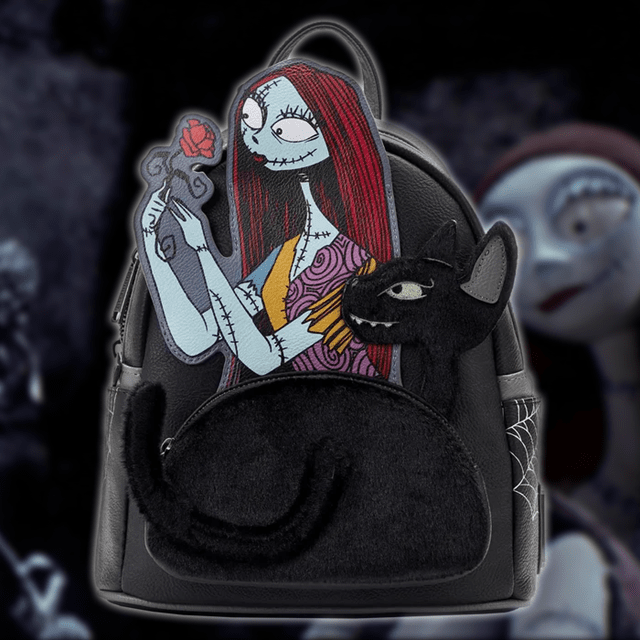 Sally & Cat Mini Backpack Nightmare Before Christmas hmv Exclusive Loungefly - 1
