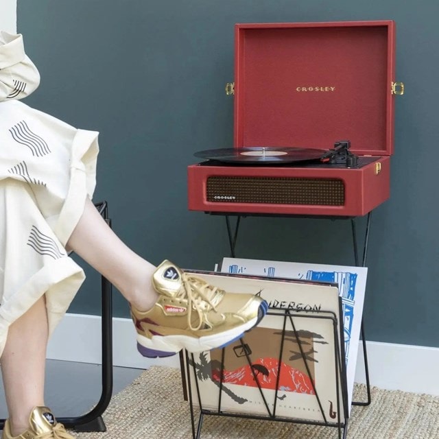 Crosley Voyager Burgundy Red Bluetooth Turntable - 5