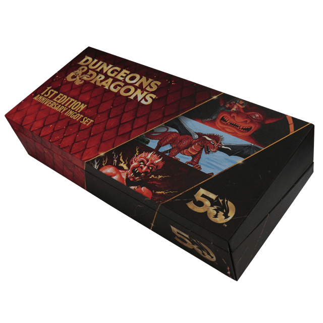 Dungeons & Dragons 50th Anniversary 1st Edition Book Cover Ingot Set (Limited Edition)