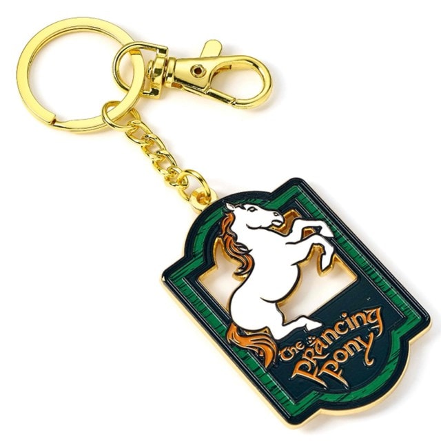 Prancing Pony Pub Sign Lord Of The Rings Keyring - 2